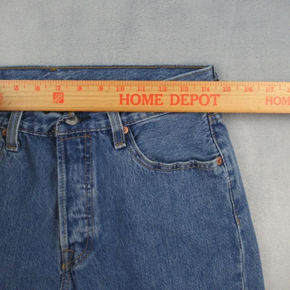 Levi's 501 Original Fit Jeans Mens 30x32 Blue Straight Leg Button Fly 00501-0193